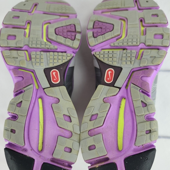 Nike Lunarglide 2 Flywire Women's (6) Gray and Purple Running Shoes 407647-051 - Picture 8 of 11